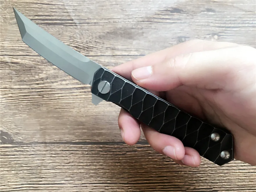 Складной нож Miker D2 охотничий со стальной ручкой шарикоподшипниковая система ножи