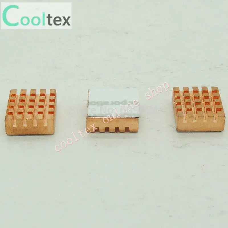 3 шт. 13х12х5 мм медный радиатор чип ЦП GPU VGA RAM LED IC Радиатор кулер радиатор|copper swan|copper