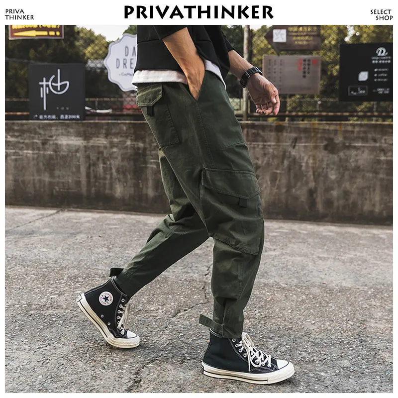 Privathinker дизайнерские брюки карго мужские 2019 s японские уличные джоггеры хип хоп