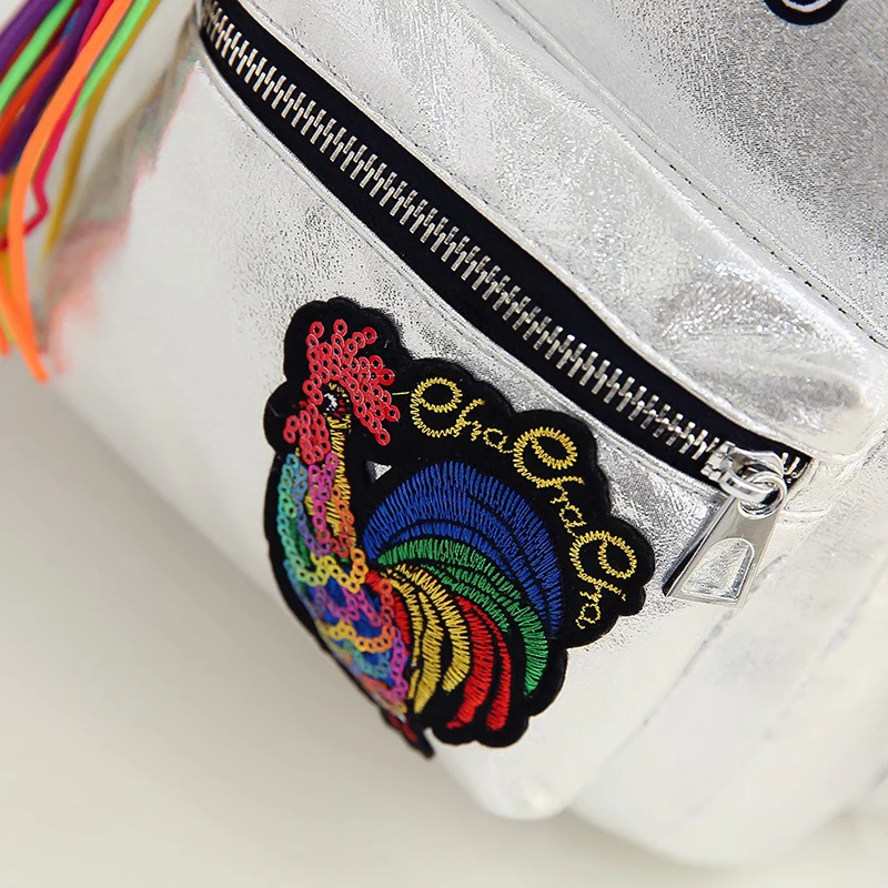 2017 Весна и лето Для женщин рюкзак новый для отдыха универсальные петух печати