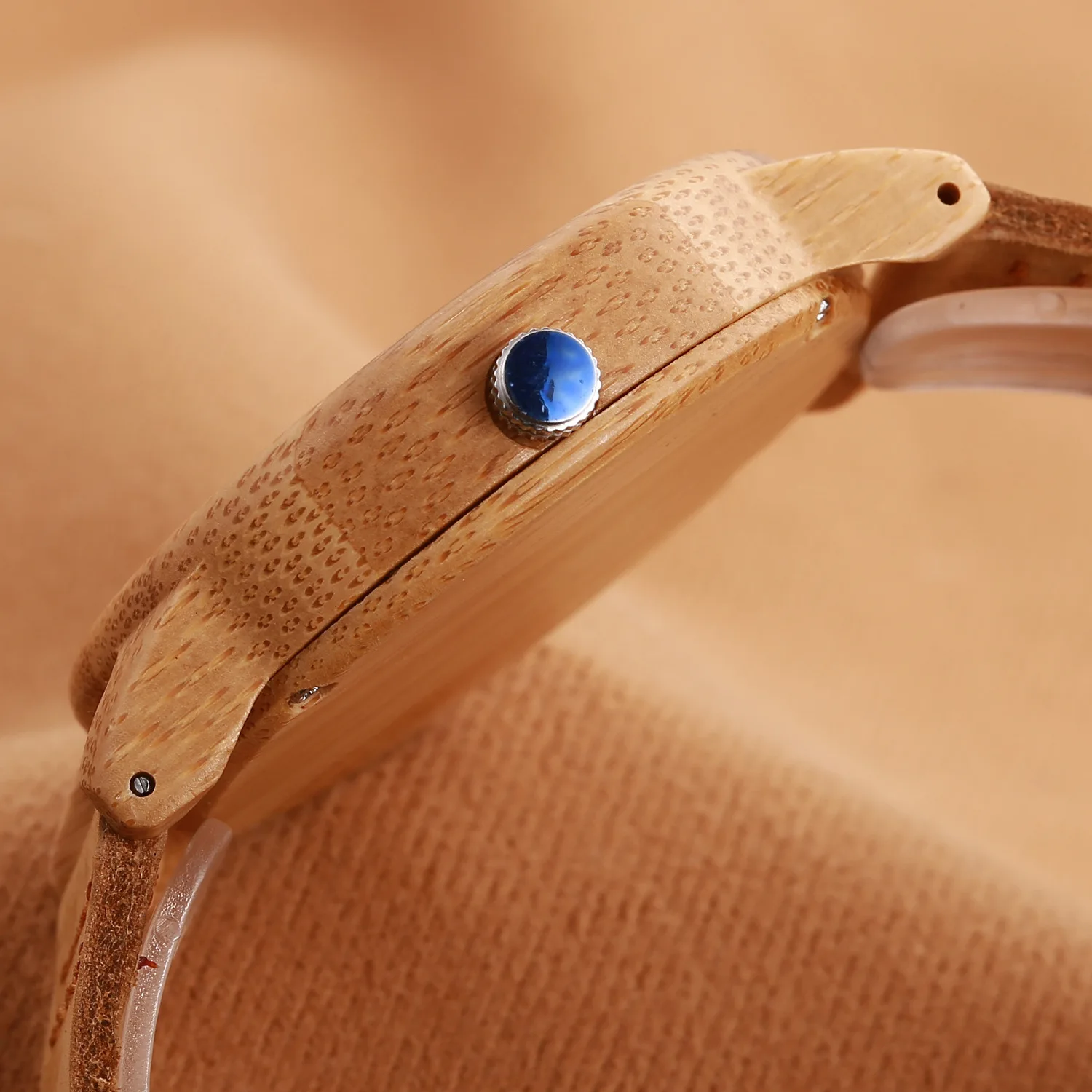 Роскошные мужские и женские часы из бамбукового дерева Модные кварцевые простые