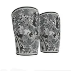 Коленные рукава (1 пара), поддерживающие и компрессионные, для тяжелой атлетики, пауэрлифтинга и кроссфита, неопреновый рукав 7 мм для лучших приседаний