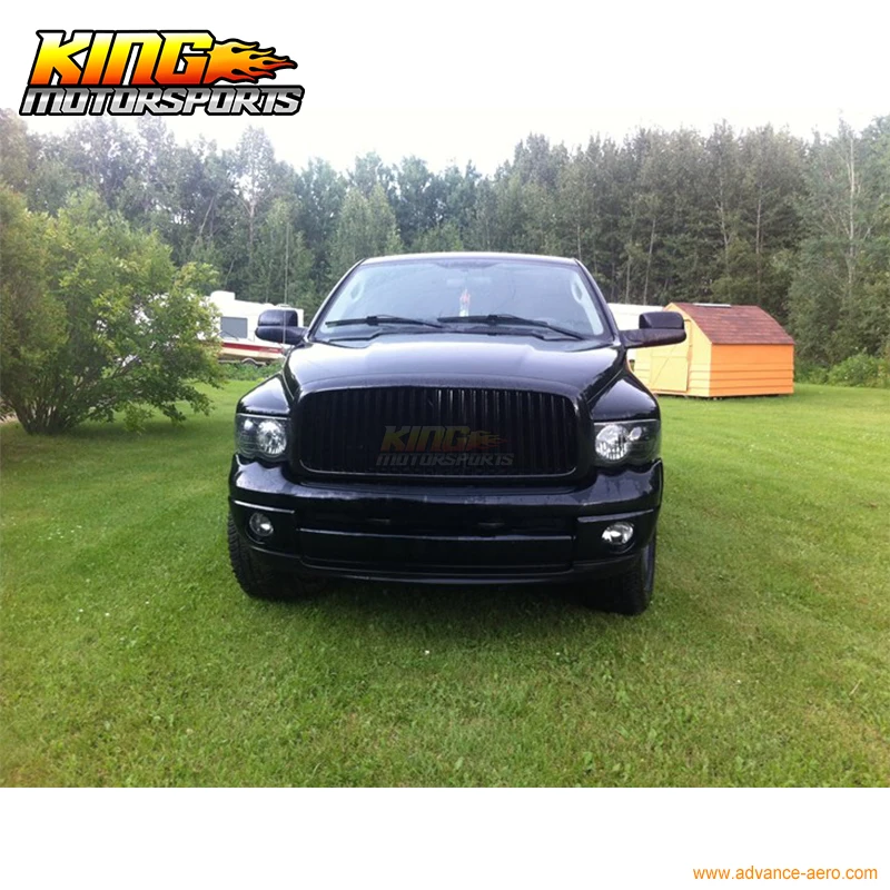 Черная вертикальная решетчатая решетка подходит для 94 02 Dodge Ram 1500 2500 3500|Номерной
