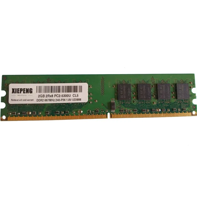 Оперативная память 2 Гб DDR2 800 МГц 4 2Rx8 PC2 6400U 4G 5300 NON ECC для рабочей станции DELL Precision 390