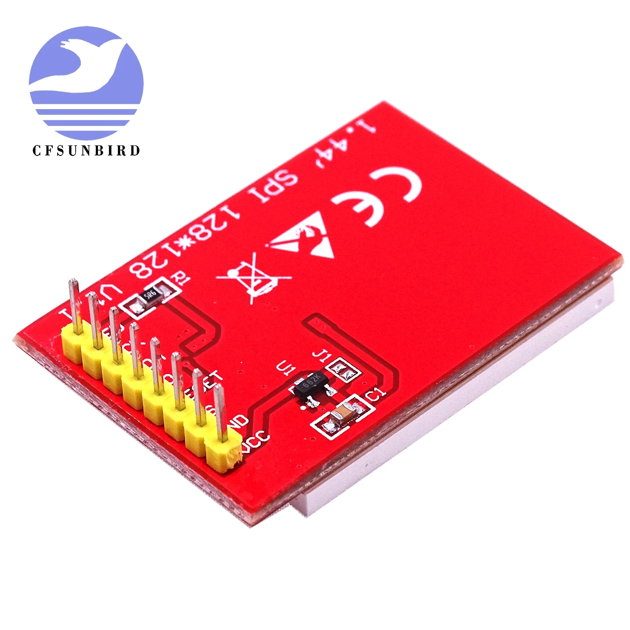 CFsunbird 1 44 дюймовый серийный 128*128 SPI цветной TFT ЖК модуль вместо дисплея Nokia 5110