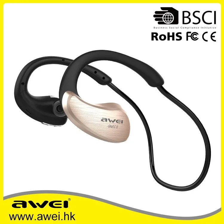 2016 Оригинал Awei A885BL Спортсмен IPX4 Водонепроницаемый Гарнитуру Bluetooth 4.1