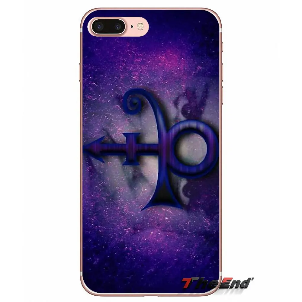 For iPhone X 4 4S 5 5S 5C SE 6 6S 7 8 Plus Samsung Galaxy J1 J3 J5 J7 A3 A5 2016 2017 Prince Rogers Nelson logo Soft TPU Case | Мобильные