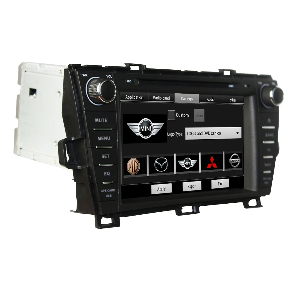 Navirider Android 9,0 автомобильный Радио плеер для Toyota Prius 2009-2013 Автомобильный gps головное устройство мультимедийная Поддержка камеры и рулевого колеса