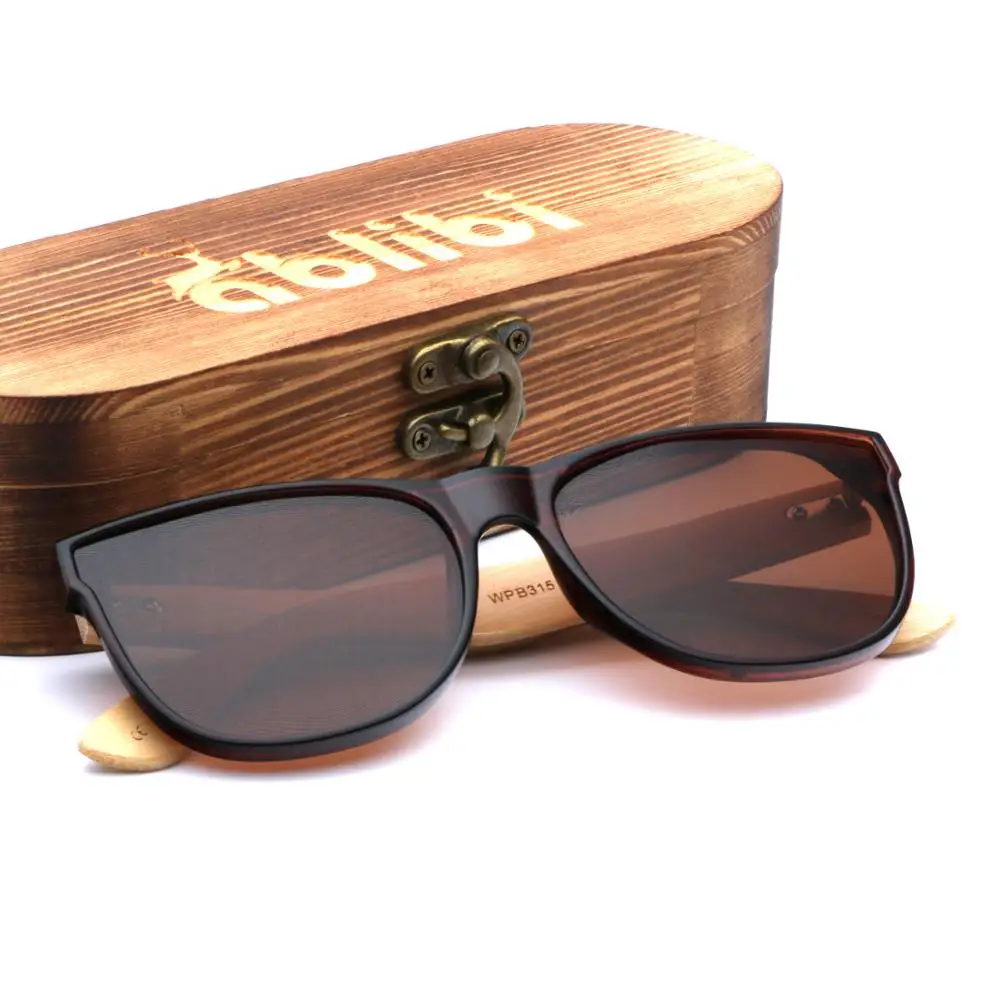 

Bamboo Sunglasses Men Polarized Women Sunglasses Male UV400 Sun Glasses Driver Goggles Wooden Eyewear Shades Brown