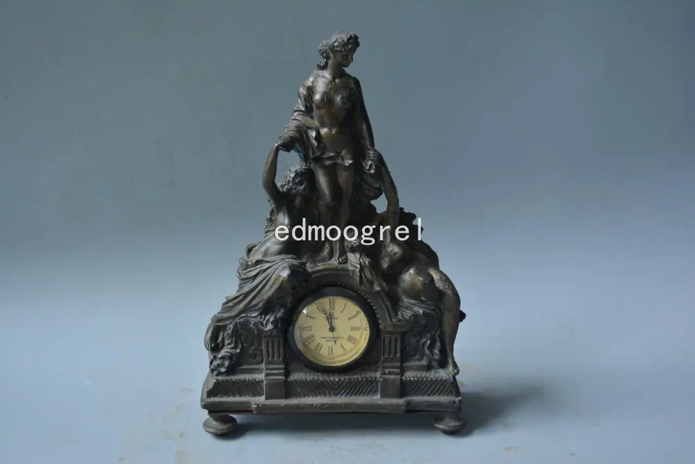 Редкие королевские часы династии Цин \ механические настольные в западном стиле