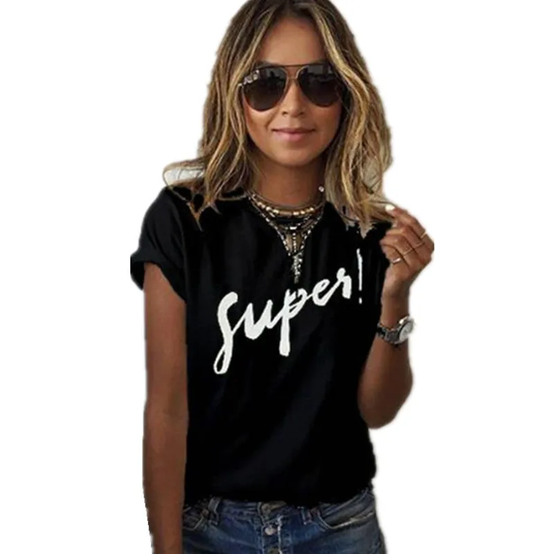 

CDJLFH Summer Black Funny Blouses Shirts 2019 Women Broadcloth Fashion Harajuku Kawaii Clothes