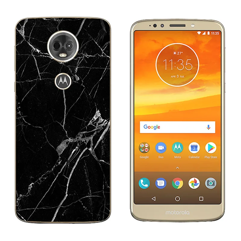 Мягкий силиконовый чехол из ТПУ для Motorola E5 Plus задняя крышка телефона 6 0 дюйма MOTO