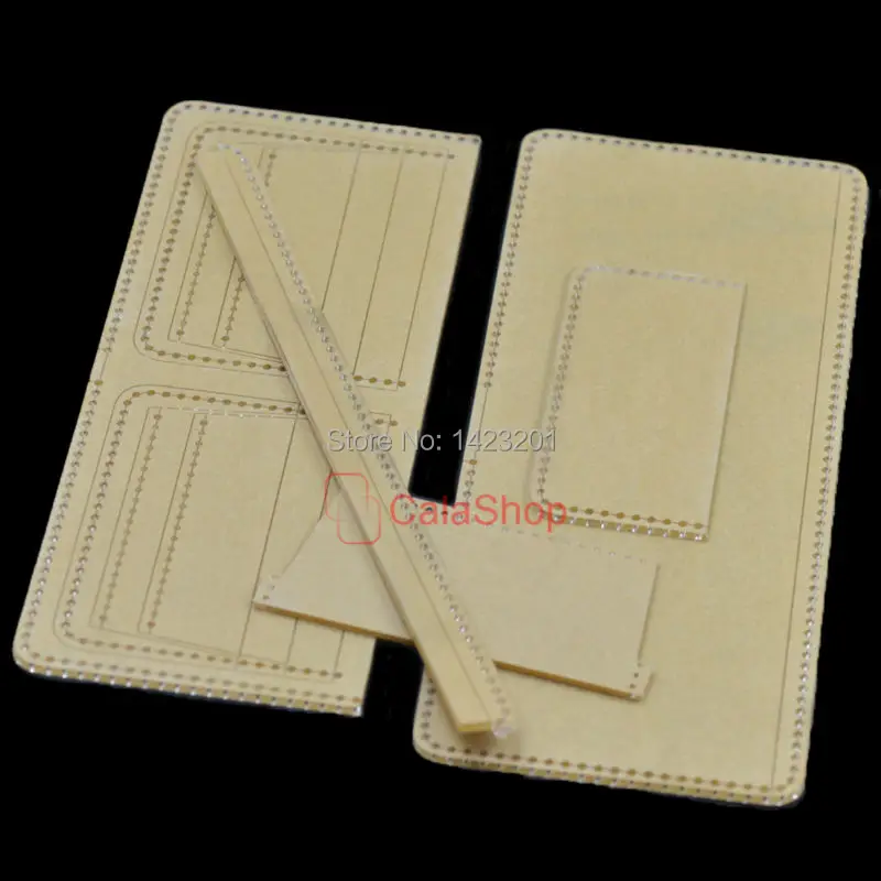 1 компл./лот ремесленный шаблон из акрила и кожи набор инструментов для шитья