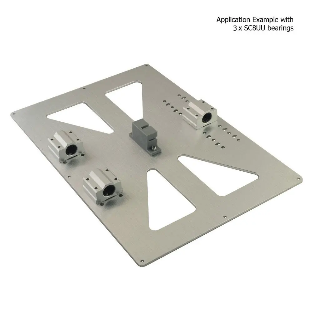 300x200 мм большого размера алюминиевый XL Y каретная пластина для Prusa i3 RepRap 3d принтер