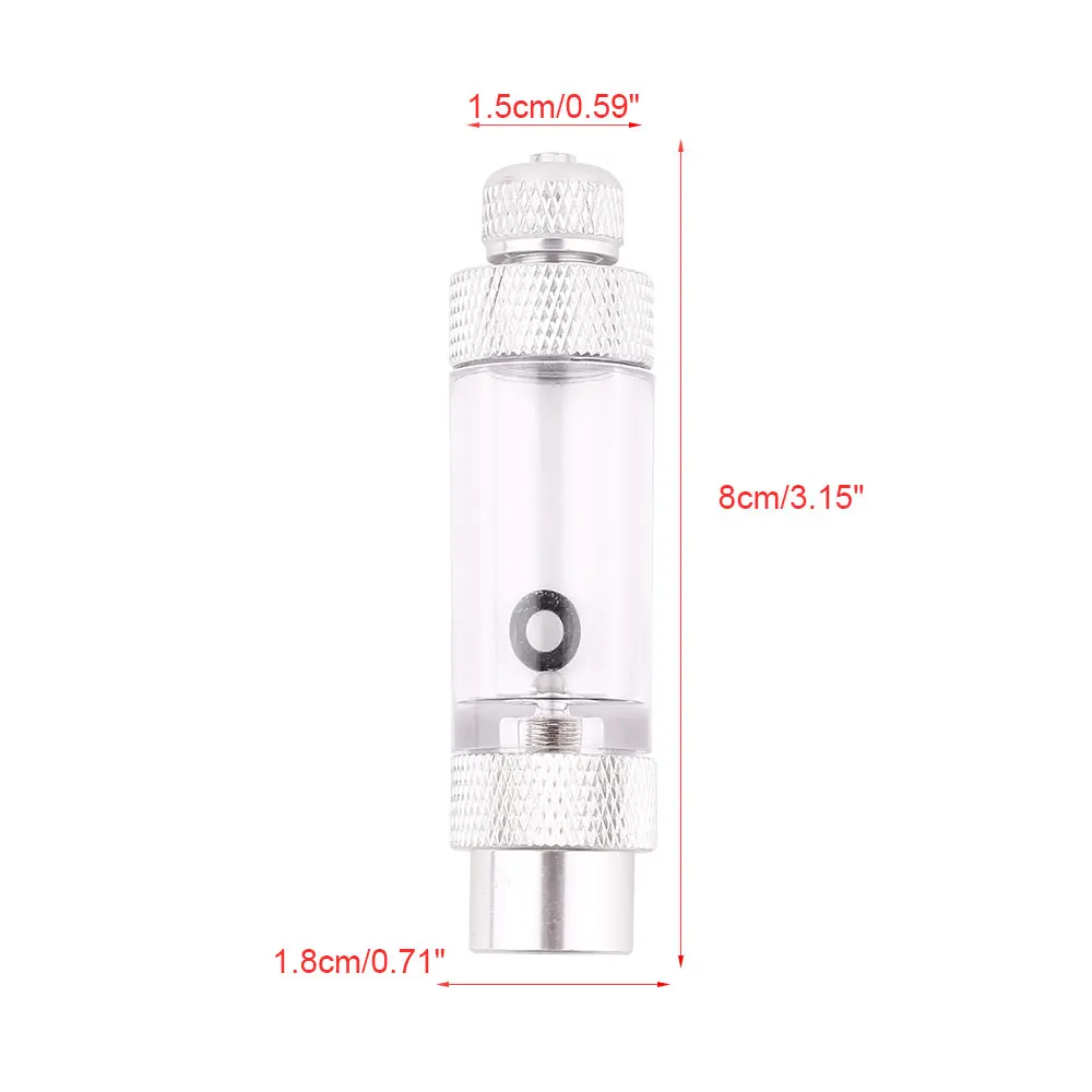 Новый диоксид углерода счетчик пузырьков один двухместный воды головки завод