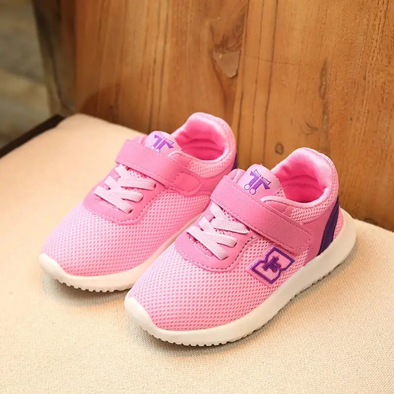 SKHEK Children Sport Shoes Autumn Spring New Fashion Breathable Kids Boys Air Mesh Shoes Girls Anti-Slippery Sneakers Baby Shoe