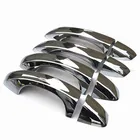 Для Skoda Octavia A7 VW Golf 7 2014 2015 2016 2017 2018 2019 Новинка Хромированная ручка боковой двери автомобиля накладка наклейка аксессуары