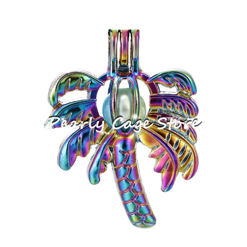 5 шт. радужные цвета сова кролик Подсолнух Дерево жизни жемчужные бусины