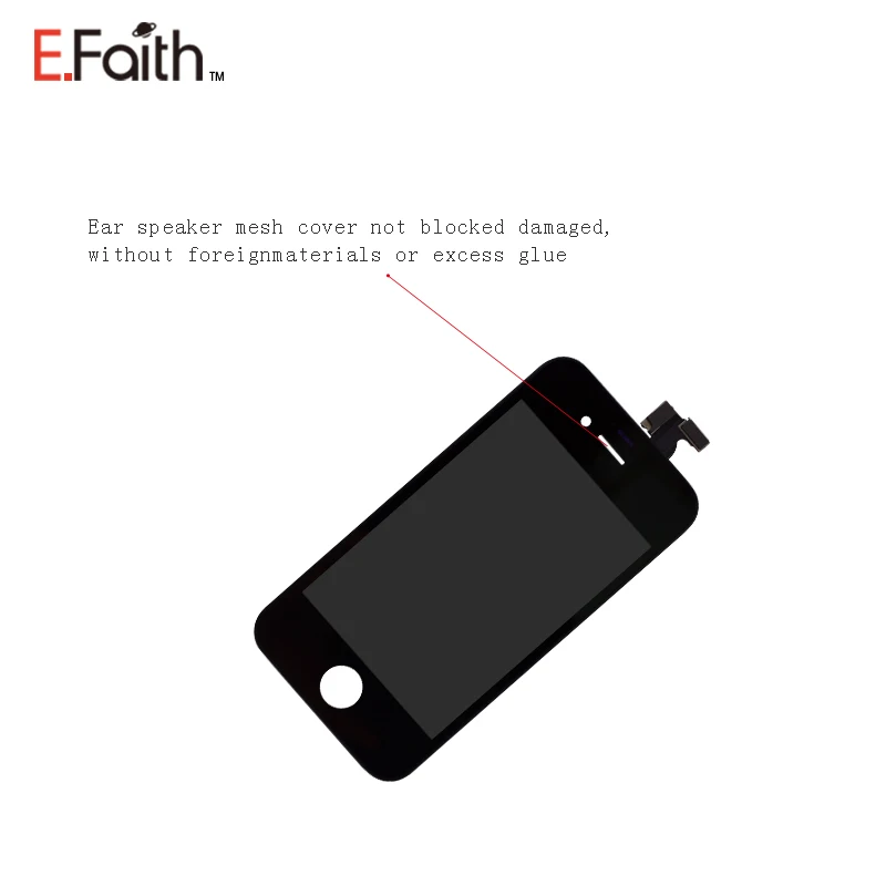 50 шт./лот без битых пикселей AAA качество ЖК экран для iPhone 4 4G 4S CDMA дигитайзер в сборе