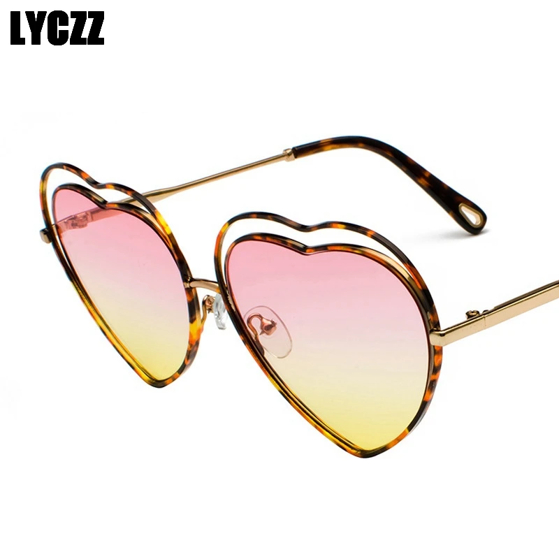 LYCZZ 2019 брендовые градиентные зеркальные Винтажные Солнцезащитные очки женские в