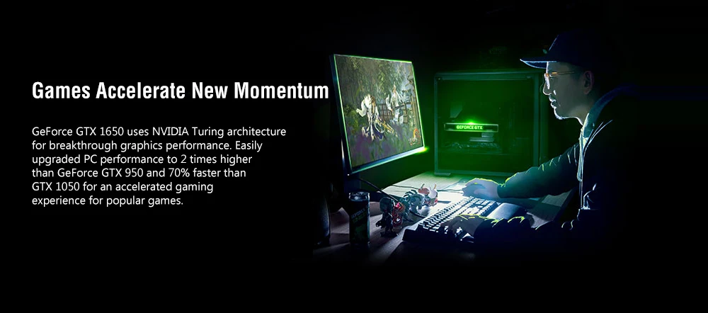 Оригинальная Красочная видеокарта IGame GeForce GTX 1650 Ultra 4G NVIDIA 128 бит игровая карта GDDR5 4 Гб с двумя вентиляторами HDMI DVI