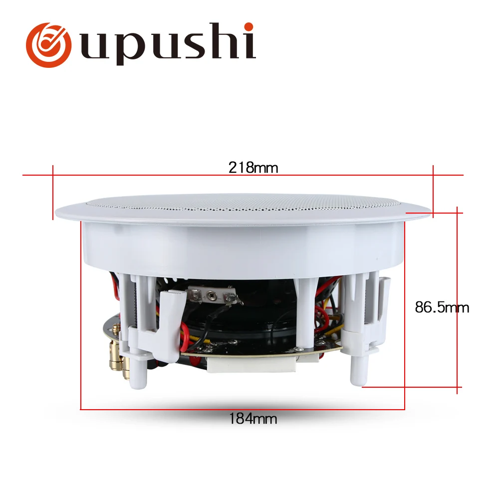 Oupushi home treatre system 100v ceiling speaker hifi speakers 6.5 inch wireless portable loudspeakers with amplifier VR5-C | Электроника