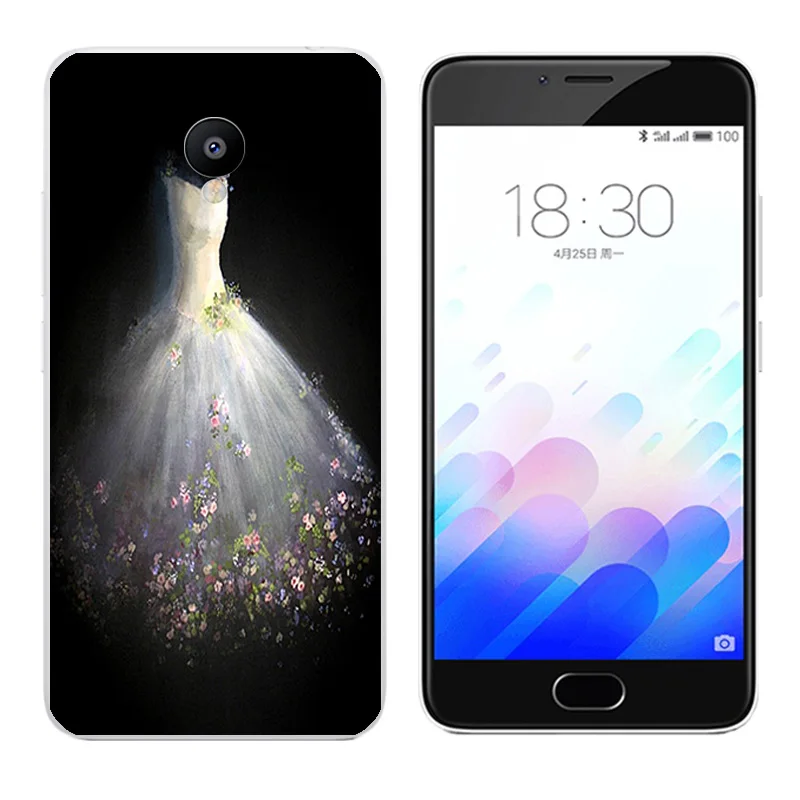 Мягкий силиконовый чехол из ТПУ для Meizu M3 M3s M3S Mini с принтом скейтборда черный