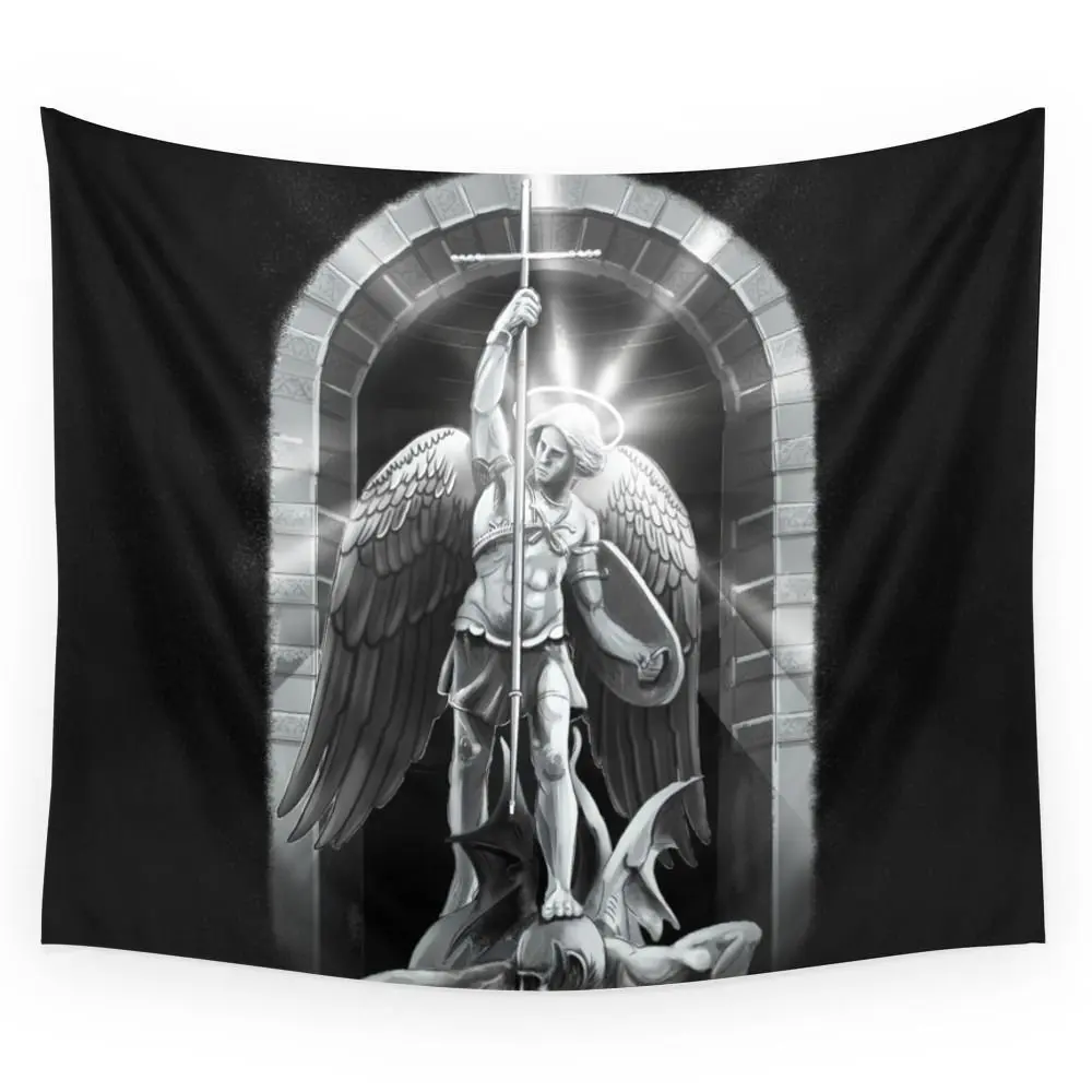 Новый гобелен с рисунком мандалы Archangel Michael настенный украшение для комнаты