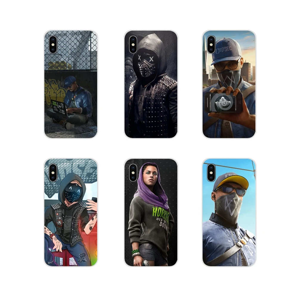 Аксессуары чехлы для телефонов Huawei P Smart Mate Honor 7A 7C 8C 8X 9 P10 P20 Lite Pro Plus Watch Dogs 2 Dedsec |
