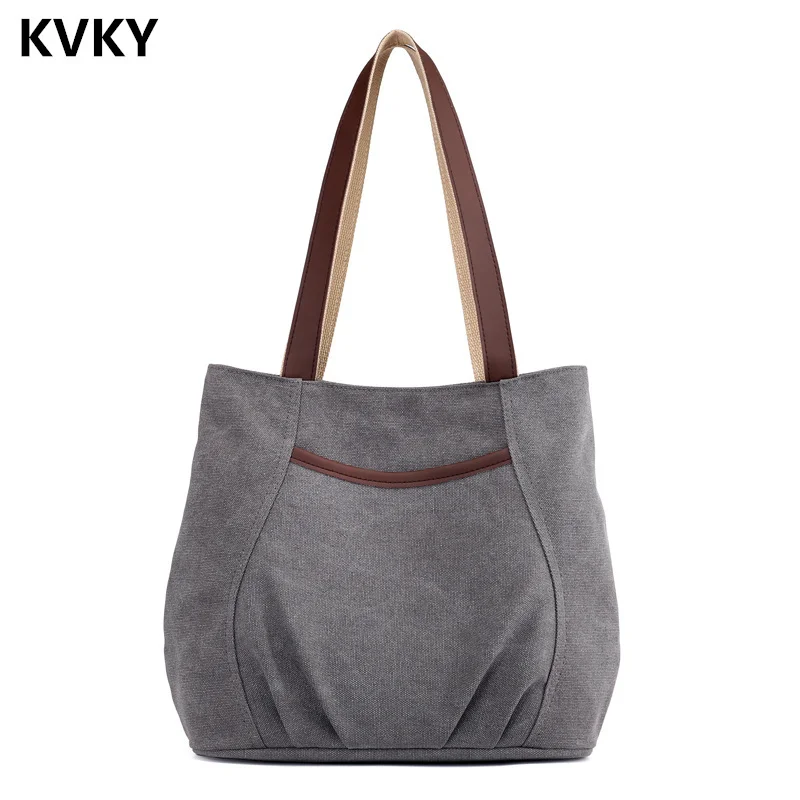 2018 женские холщовые сумки для женщин сумка через плечо винтажная Женская Большая