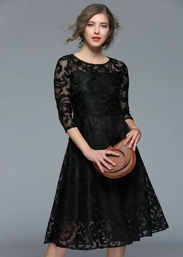 Летнее женское длинное платье с круглым вырезом размеры до 5XL|mujeres 5xl|vestidos mujerlong dress