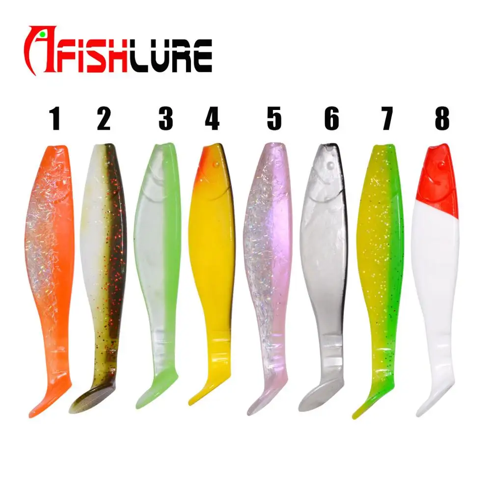 110 мм 9,5 г большая Мягкая приманка Shad, приманка для морской рыбалки, рыболовные снасти, мягкие силиконовые приманки для рыбалки