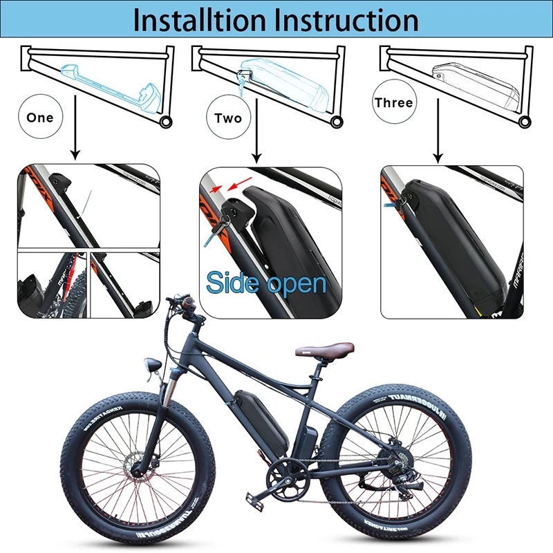 

36V 48V Battery 17.5Ah 14AH 10AH Ebike Frame Lithium Batterij BBSHD 1000W BBS02B 750W BBS01B 250W with Samsung Battery E-Bike