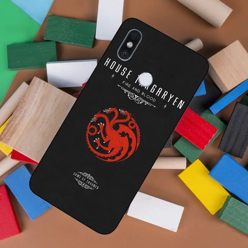 Чехол для телефона с принтом Игра престолов Xiaomi Note2 Note3 MI6 MI8 Redmi5 Redmi 5plus Max2 Max3 |