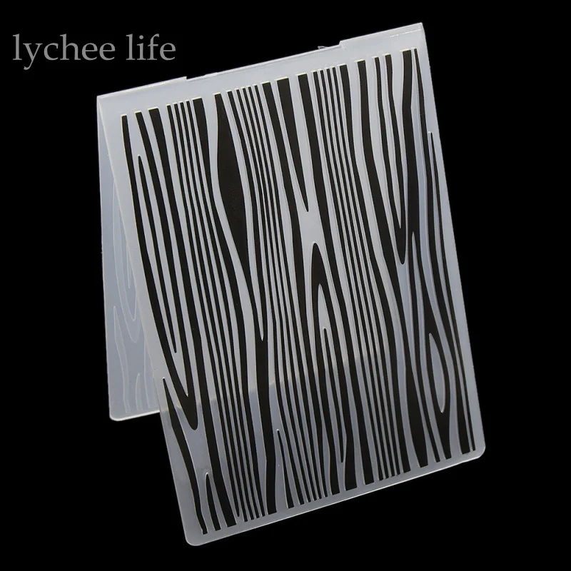 Lychee 1 шт. пластиковая папка с тиснением для скрапбукинга DIY альбом карта