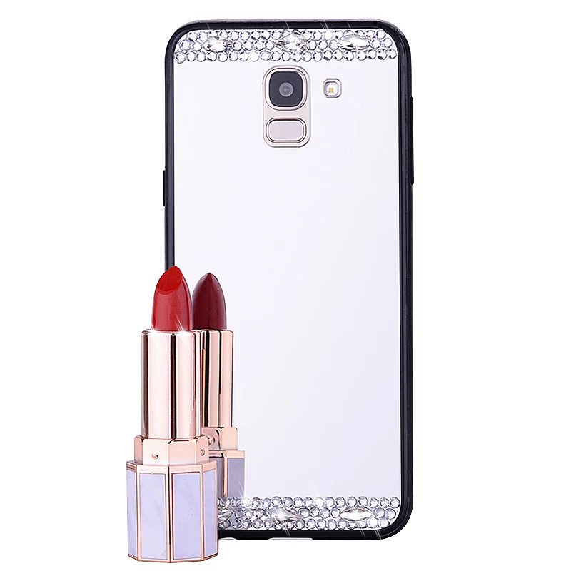 3D зеркальный прозрачный силиконовый чехол для Samsung Galaxy A40 S10 S9 S8 J4 Note 10 8 A6 A7 A8 2018 A5 2017
