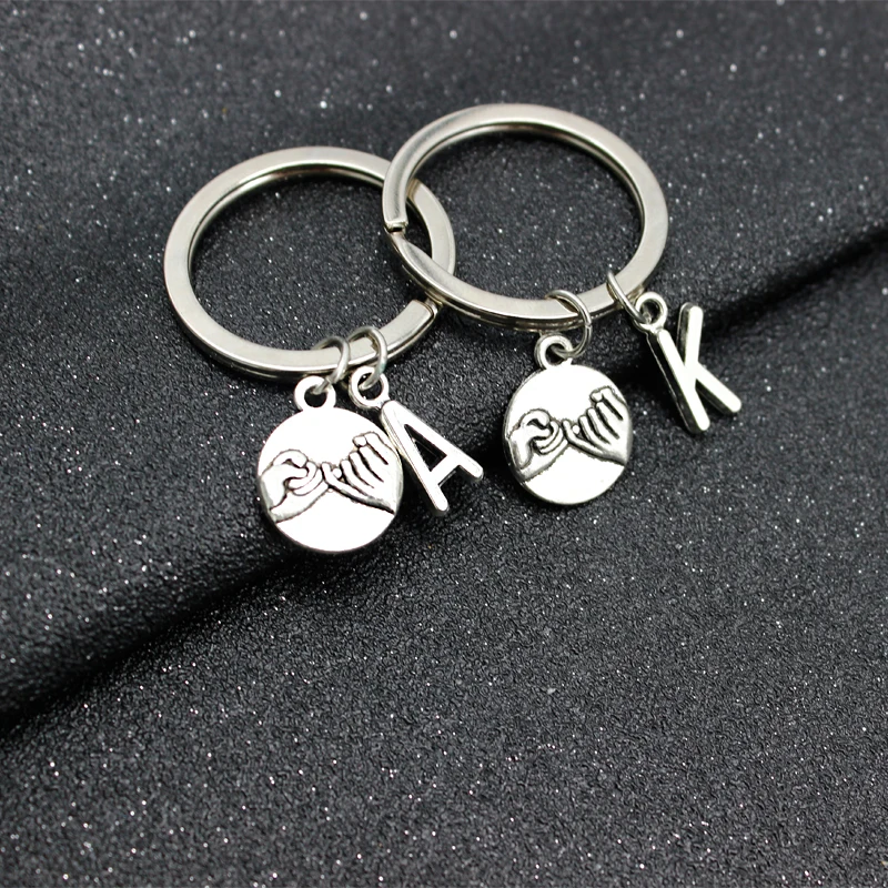 Брелок для ключей с 26 буквами ручной брелок родителей и детей семейный дружбы
