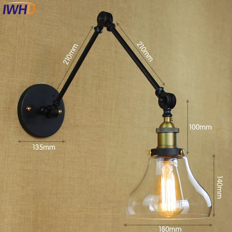 Настенные светильники в античном стиле винтажные Бра В Стиле лофт индастриал