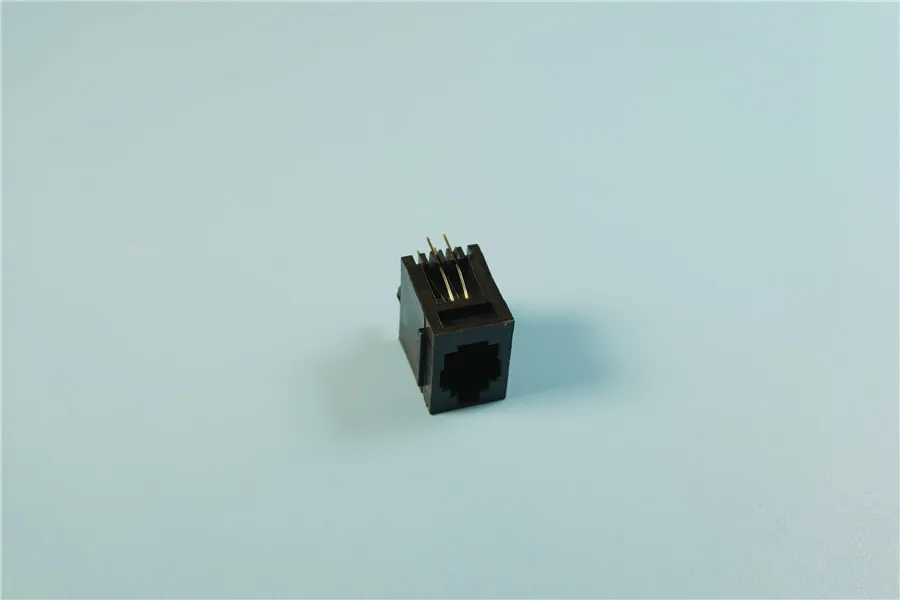 100 шт. разъем RJ11 для печатной платы 52 4P4C|pcb connector|pcb solderpcb holes |
