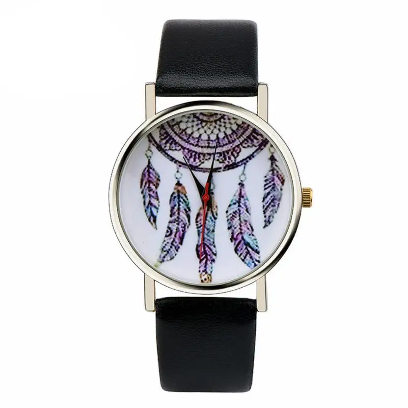 Модные женские часы с кожаным ремешком аналоговые кварцевые наручные Vogue Легко