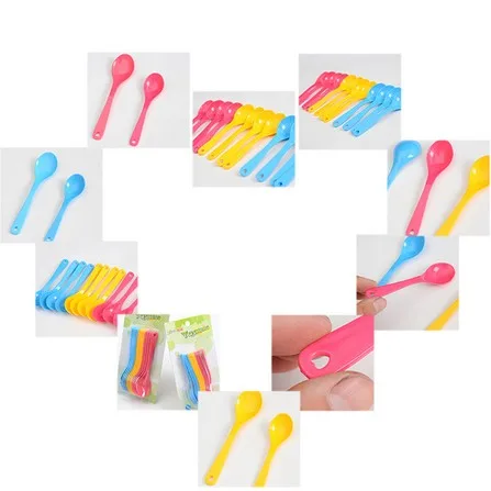 12 шт./лот ложка для супа с конфетным динозавром кухонная длинной ручкой Милые