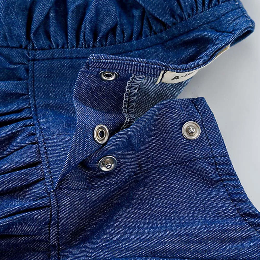 Новинка 2018 Модный комбинезон с длинными рукавами для новорожденных девочек +