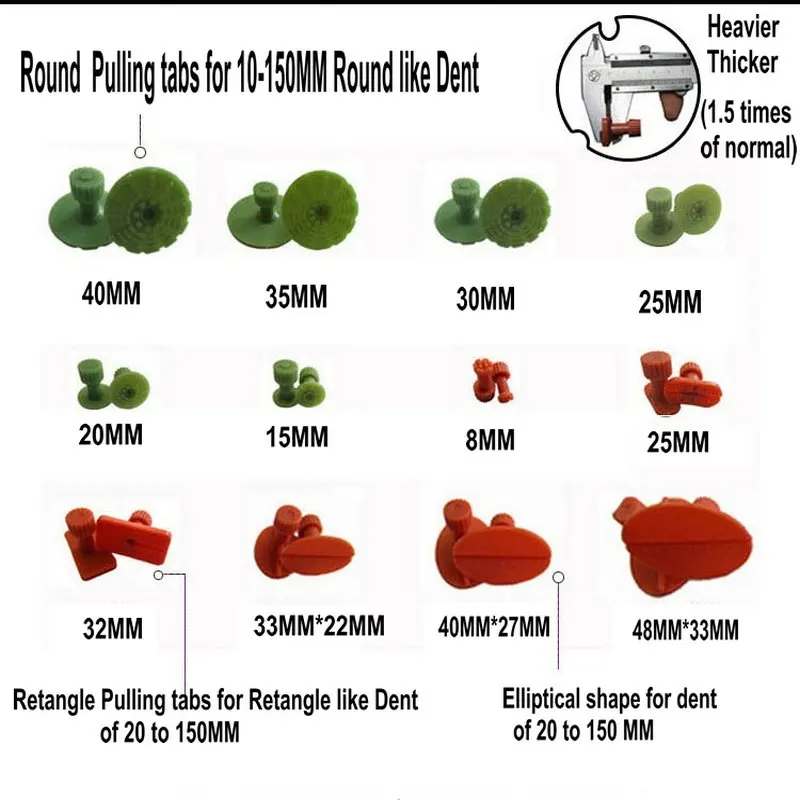 2 в 1 автомобильный набор инструментов для удаления вмятин без покраски|paintless dent