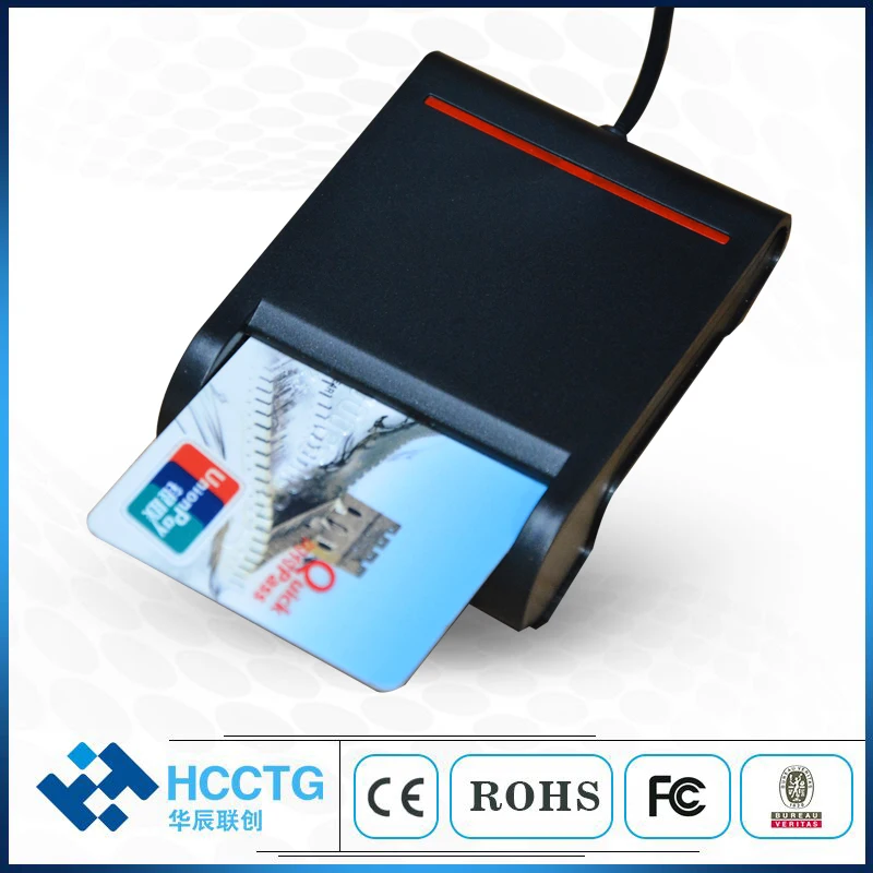 Дешевая цена лучший ATM USB 2 0 считыватель смарт карт DCR30|Картридеры| |