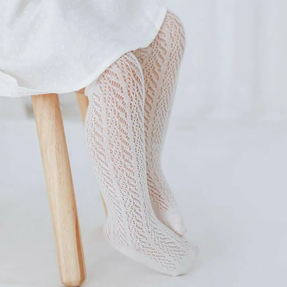 Новинка лета 2019 детские чулки до колена сетчатые хлопковые нескользящие дышащие