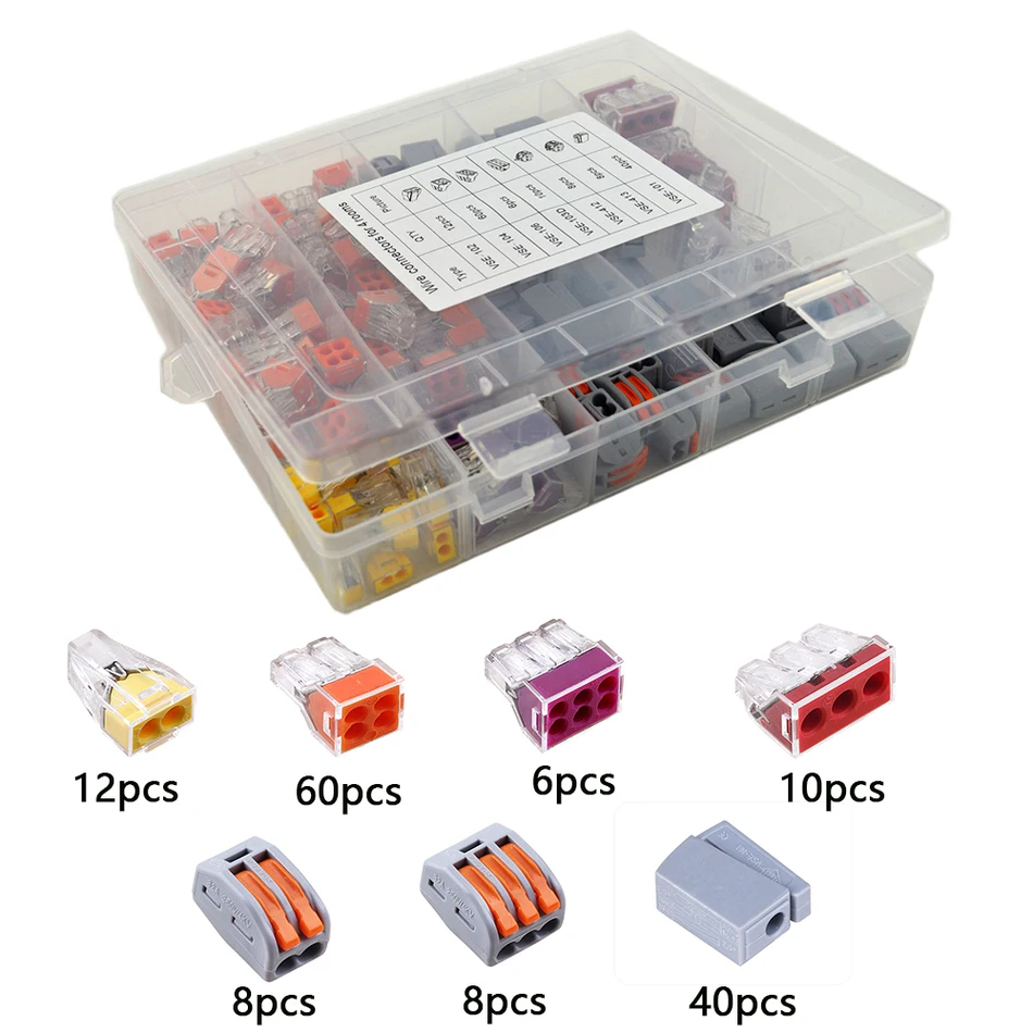 (144 шт./коркор.) Мини Быстрый Соединитель набор смешанных моделей Универсальный