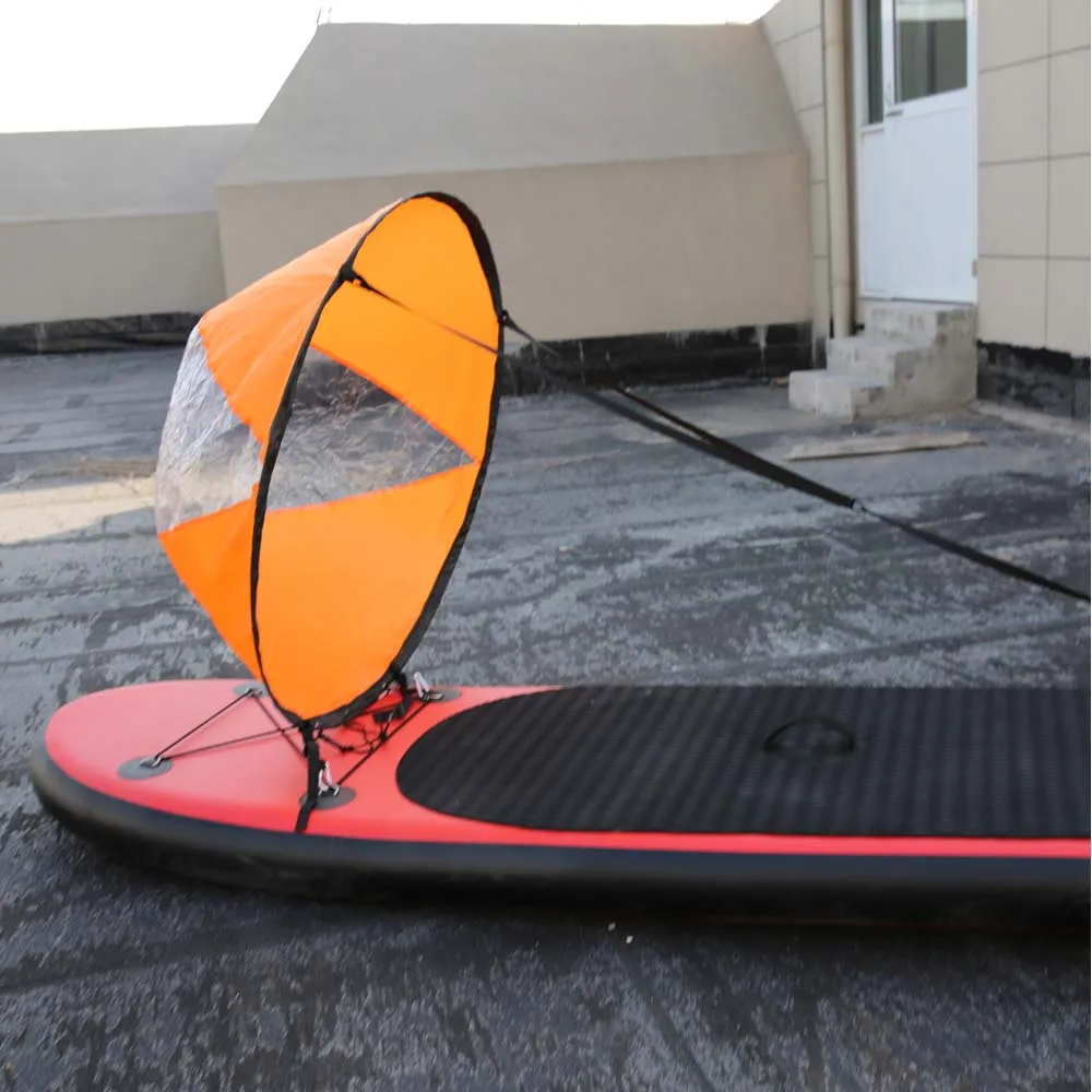 Складная лодка каяк ветряная Sup Paddle Boats с прозрачным окном расширенный диаметр 108