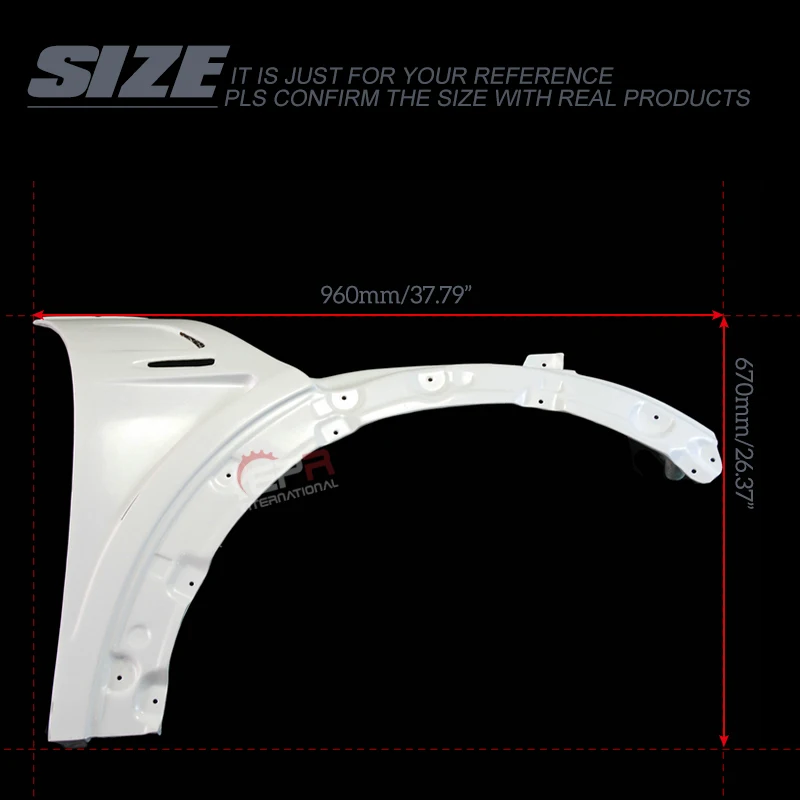 FRP Front Fender For F56 Mini Cooper S DAG Styl Glass Fiber Vented Body Kit Trim Tuning Racing | Автомобили и мотоциклы