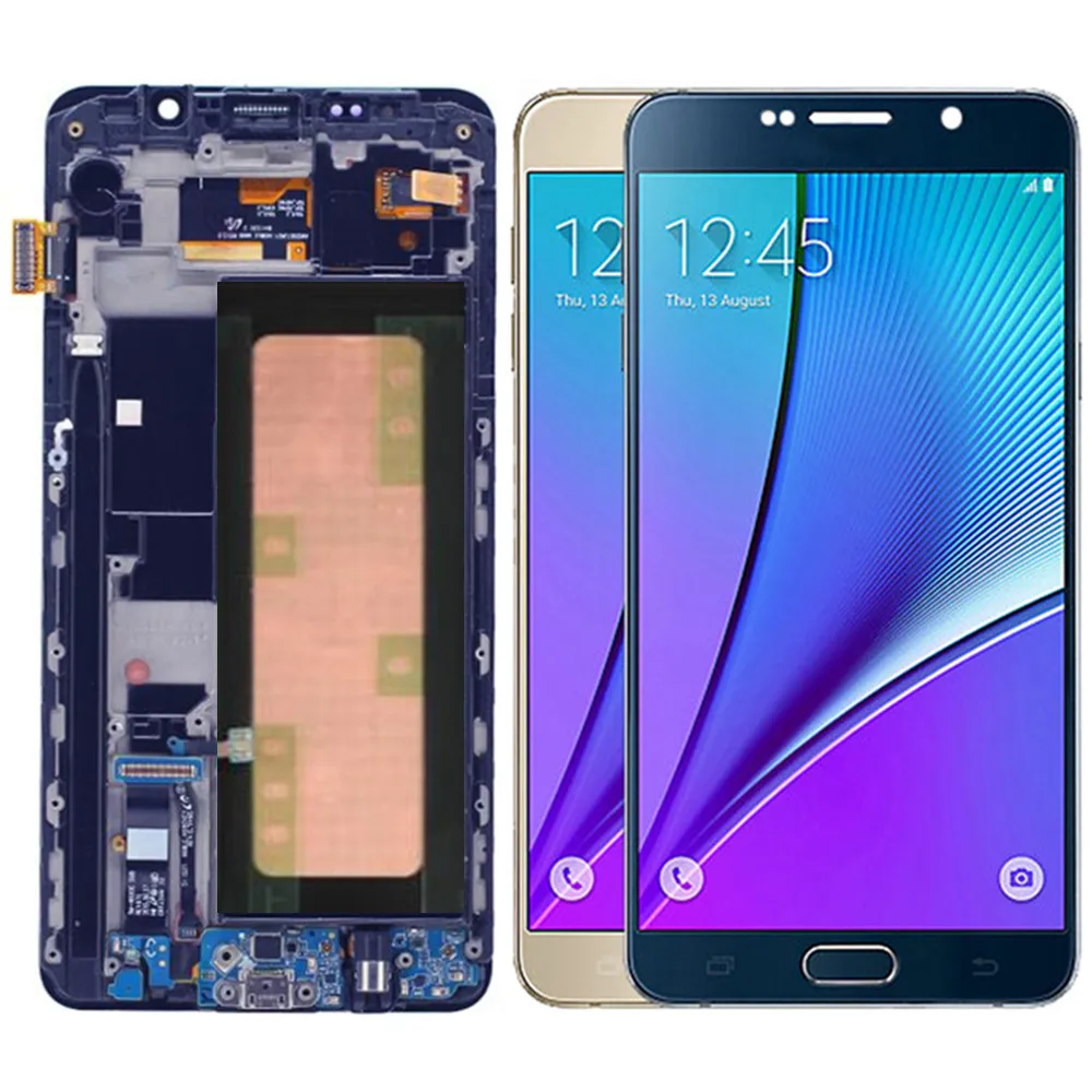 Для Samsung Galaxy Note 5 N920/N920F/N920A ЖК дисплей в сборе со стилусом сенсорная пленка +