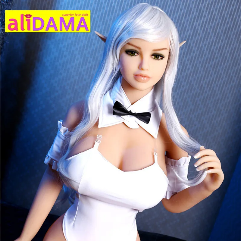 ALIDAMA 135 см (4.42ft) Голландский мини эльф TPE любовь кукла большая грудь реальная
